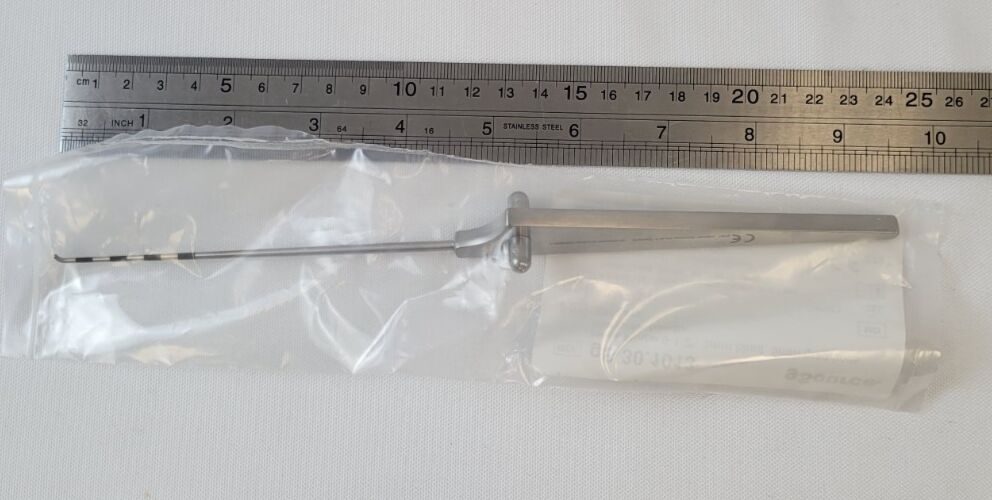 GSOURCE 30.1013 Hook Probe 3mm Blunt 5mm Grad Lines Triangular Handle 9-1/2" — photo 6