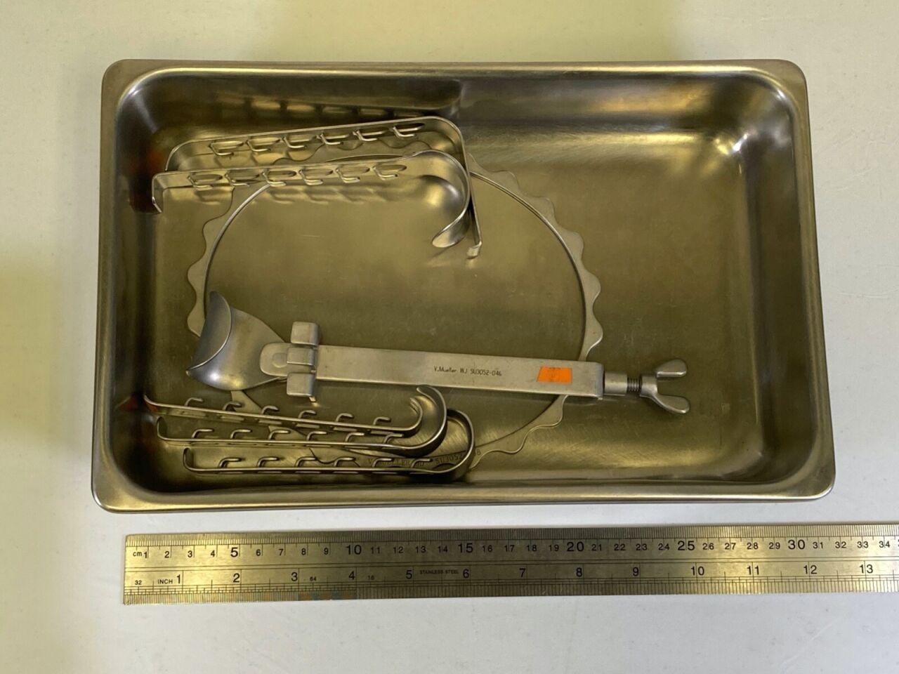 V. MUELLER SU3052-038 w/ Tray 7 Pc Denis Browne Abdominal Retractor Set — photo 13