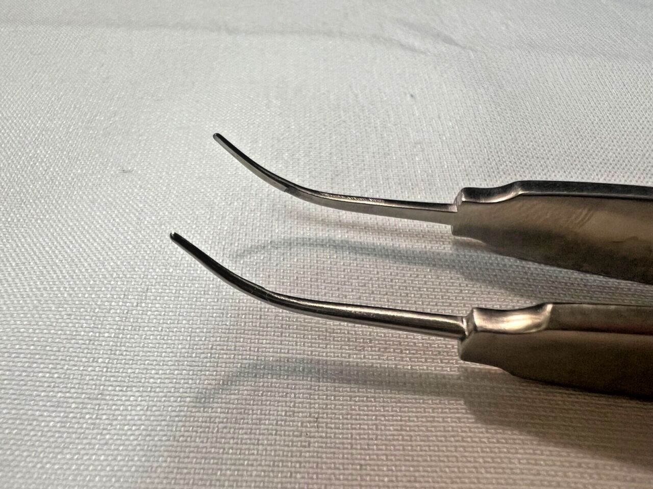 KARL STORZ E1888-C Harms-Tubingen Tying Forceps Curved 6.5mm Tips X 4" Length — photo 2