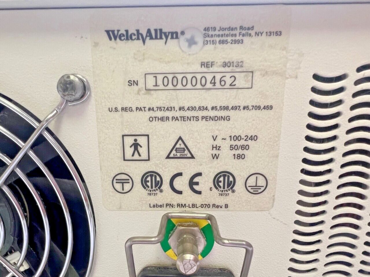 WELCH ALLYN CL-100 Light Source — photo 13