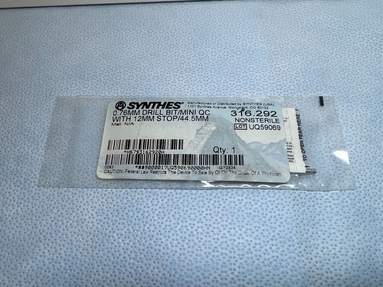 SYNTHES 316.292 Drill Bit