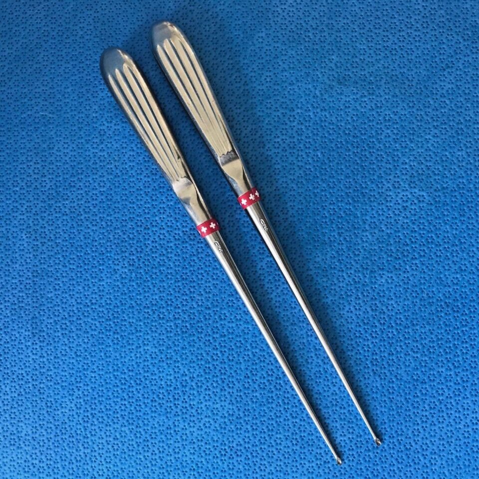 INTEGRA 240-120 Lot of 2 Bruns Straight Oval Cup Curette, Size 3-0 — photo 6