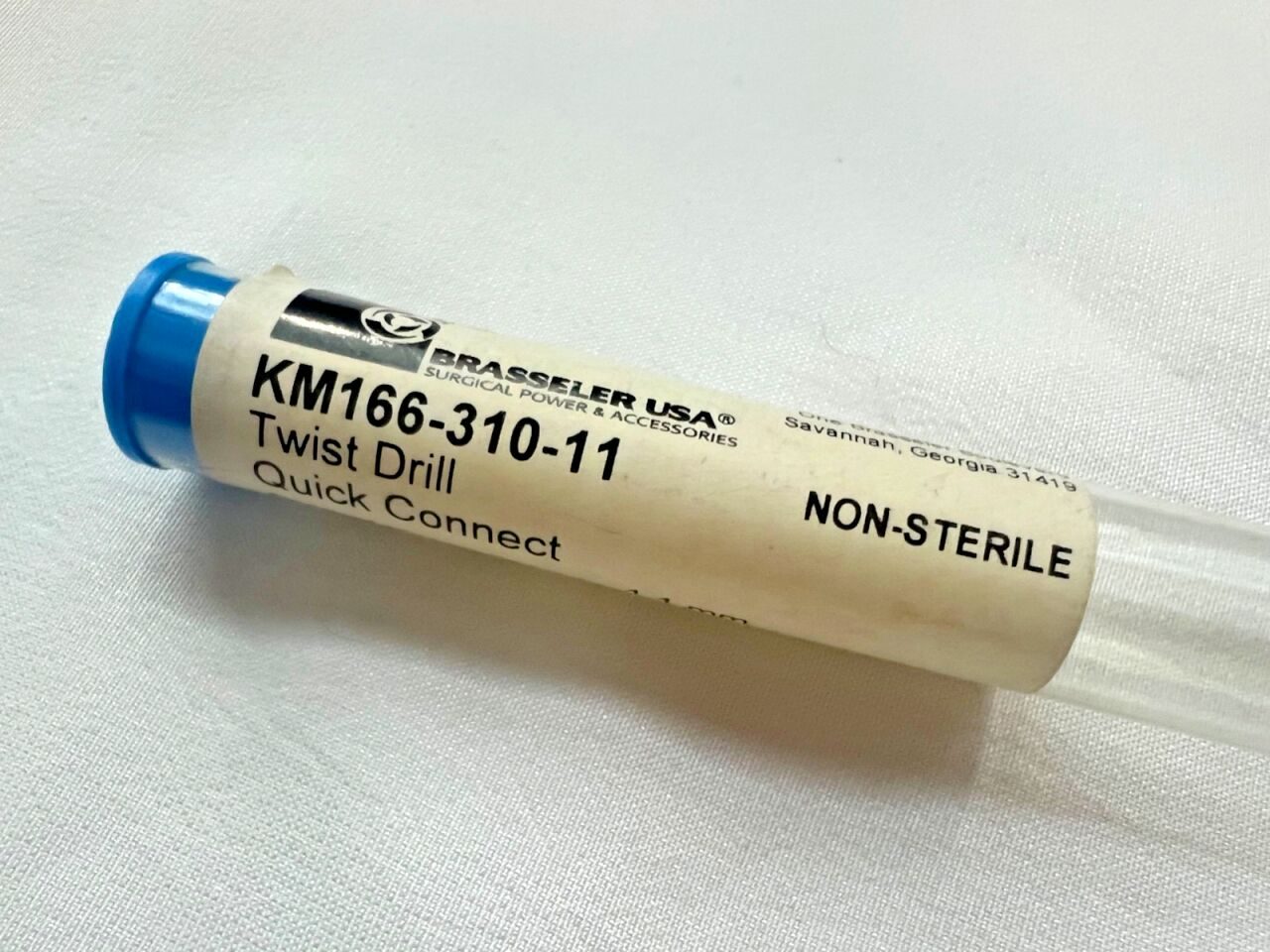 BRASSELER USA KM166-310-11 Quick Connect Twist Drill 1.1mm X 60mm — photo 2