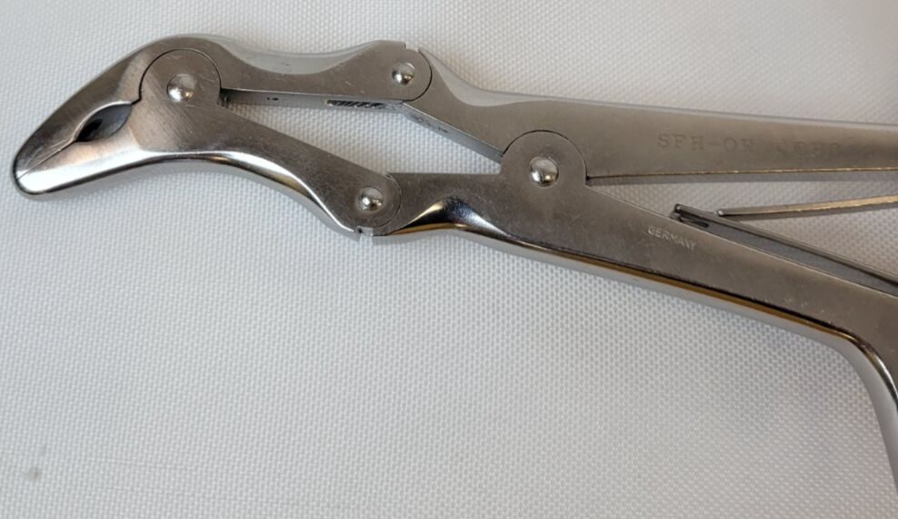 CODMAN  Stille-Luer Rongeur Curved Jaws 9" Double Action — photo 3
