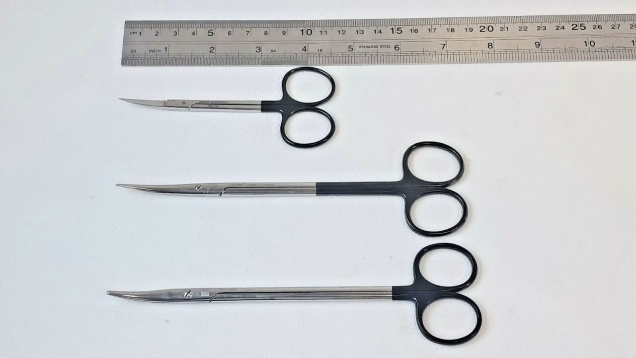 V. MUELLER  AESCULAP  JARIT 2036-S BC937R 102-131 3Pc. Surgical Scissors Set — photo 6