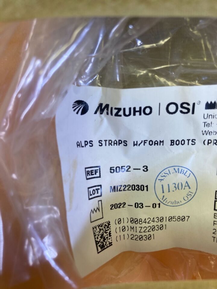 MIZUHO OSI 5855-930 TRIOS OTS Tibia Well Leg Support w/ Pads — photo 2