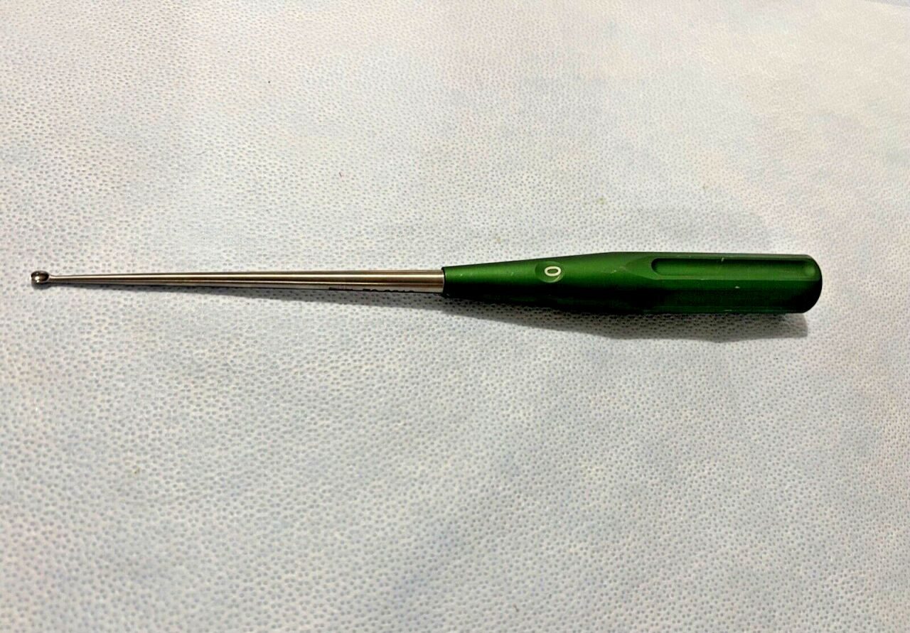 BOSS INSTRUMENTS 70-8610 Cervical Curette Size 0 X 3.65mm Tip X 10" Length — photo 1