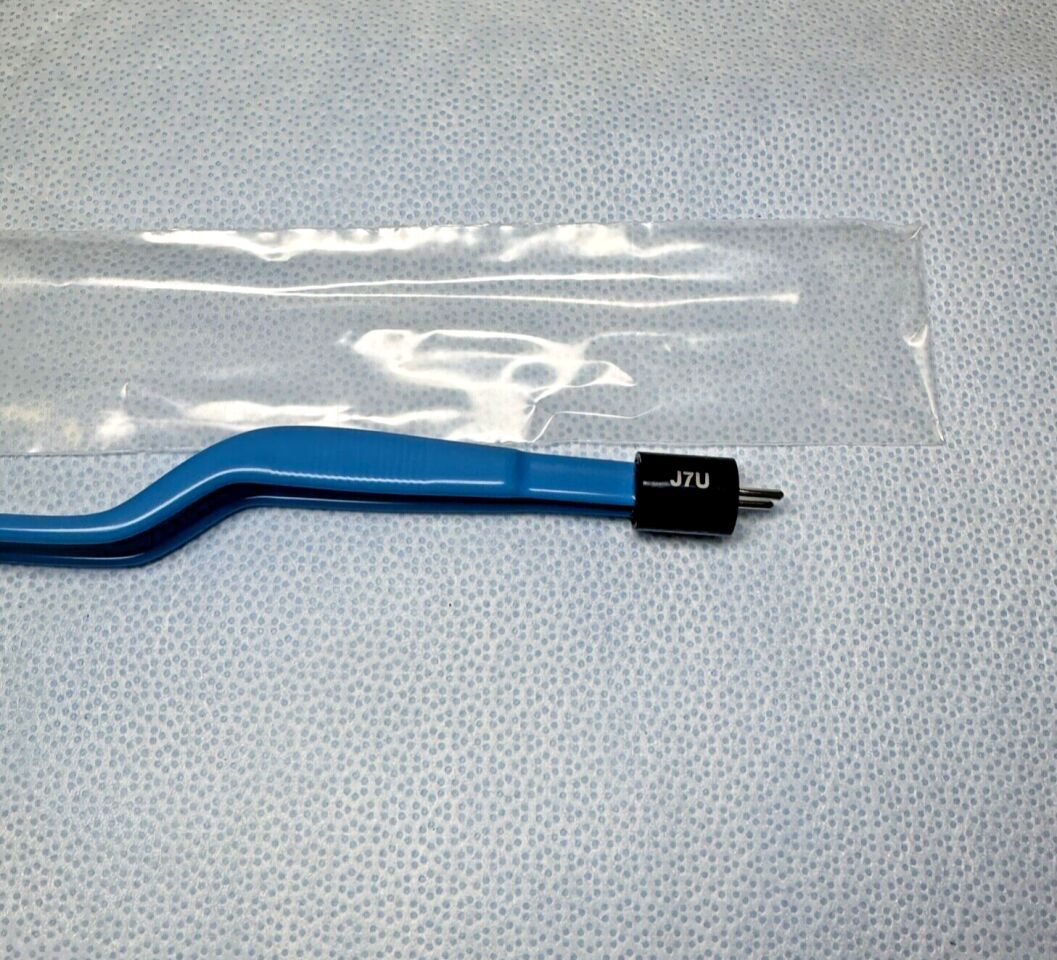 ELLMAN J7U 110-320-10 Gerald Bayonet Bipolar Forceps Up Angled 1.0mm x 7.25" — photo 3