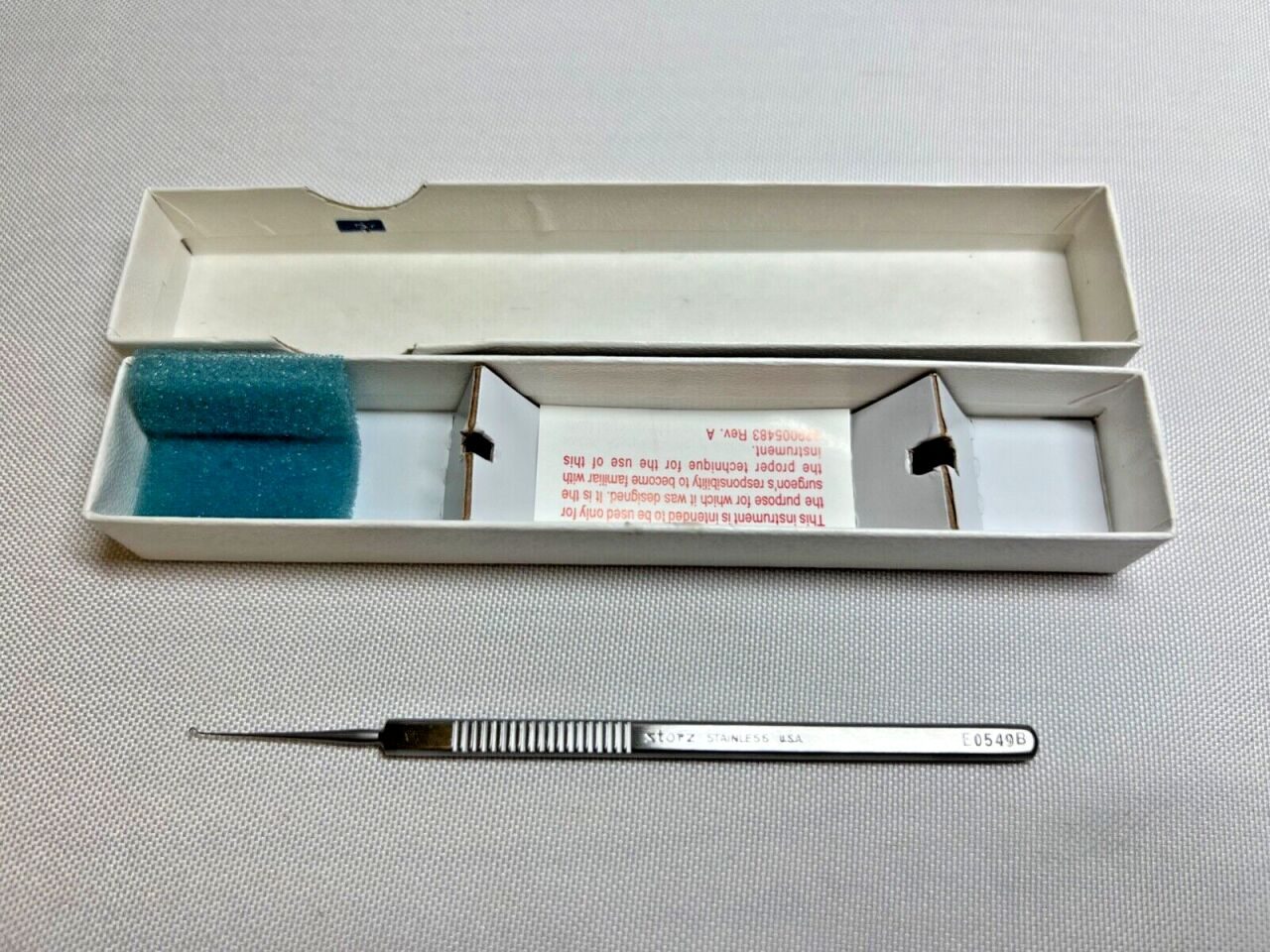 KARL STORZ E0549B Surgical Iris Shepard Hook — photo 1