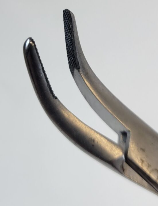 V. MUELLER SU-16141 Set   Vital Stratte Needle Holder, Curved R + L, 9¼" — photo 9