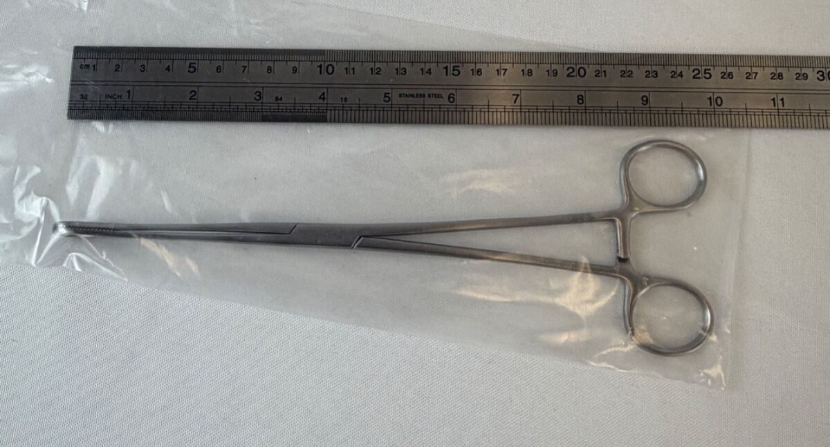 LAWTON  Lot of 9 Foerster Sponge Holding Forceps Straight Serrated Jaws 9.5" — photo 6
