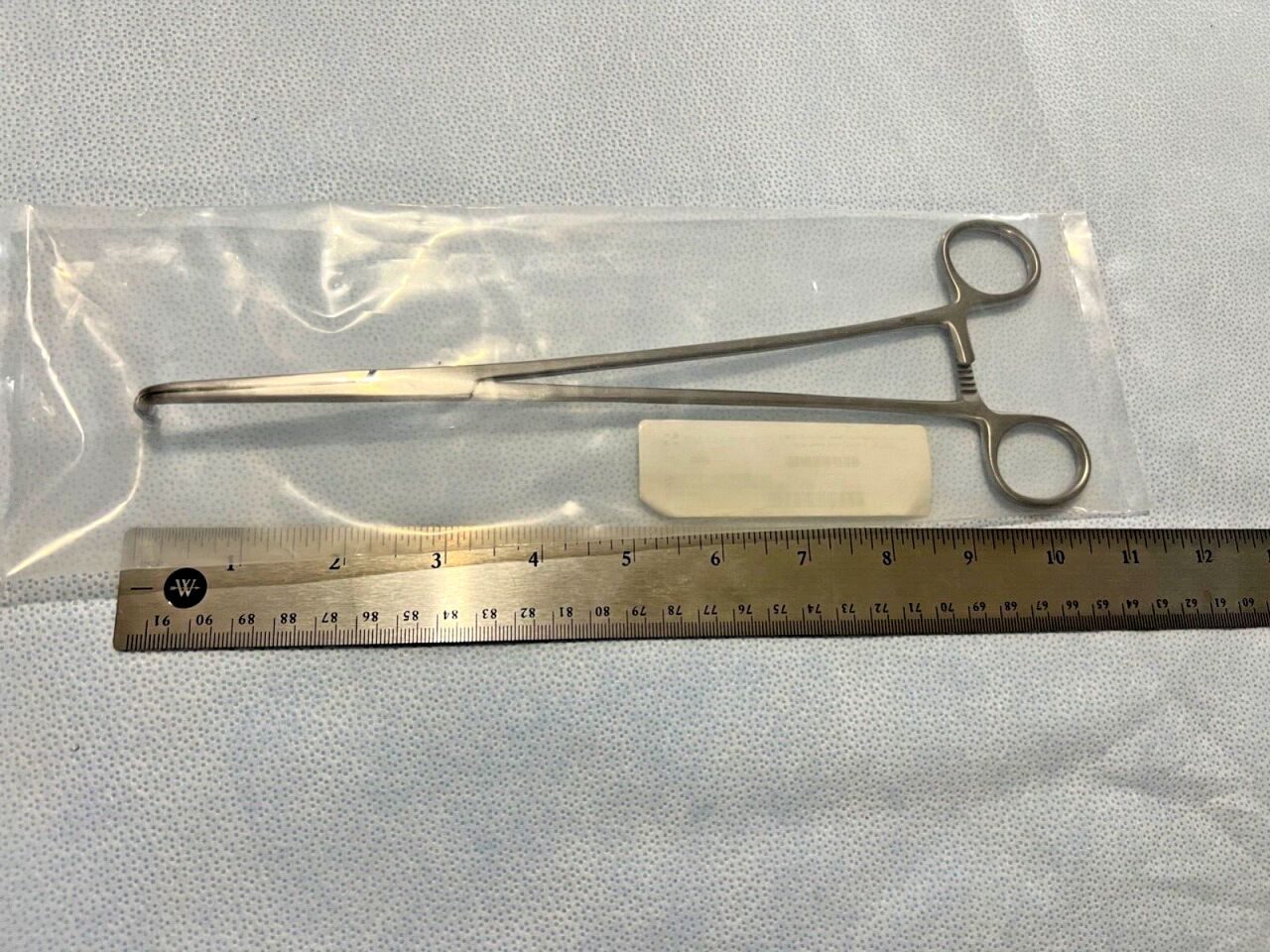 SYMMETRY SURGICAL 17-1227 Mixter Right Angled Forcep 10-3/4" Cross Serrated Jaws — photo 4