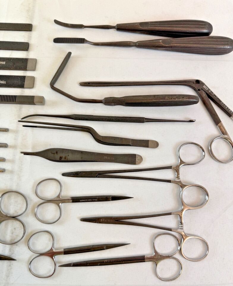 VARIOUS  Richards Smith & Nephew Rhinoplasty Set Pan Ebonized Black Anodized — photo 7