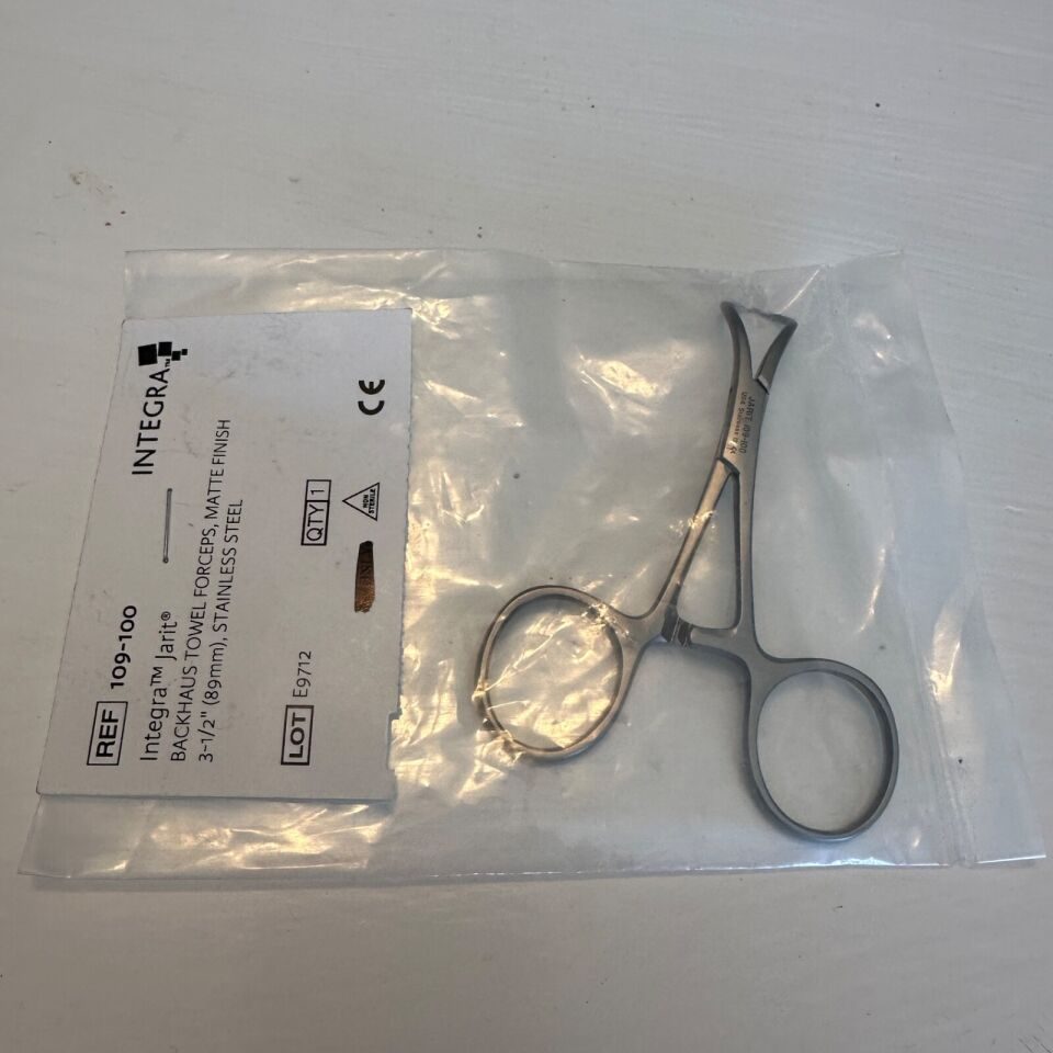 JARIT 109-100 Backhaus Towel Clamp Forceps 3.5" — photo 3