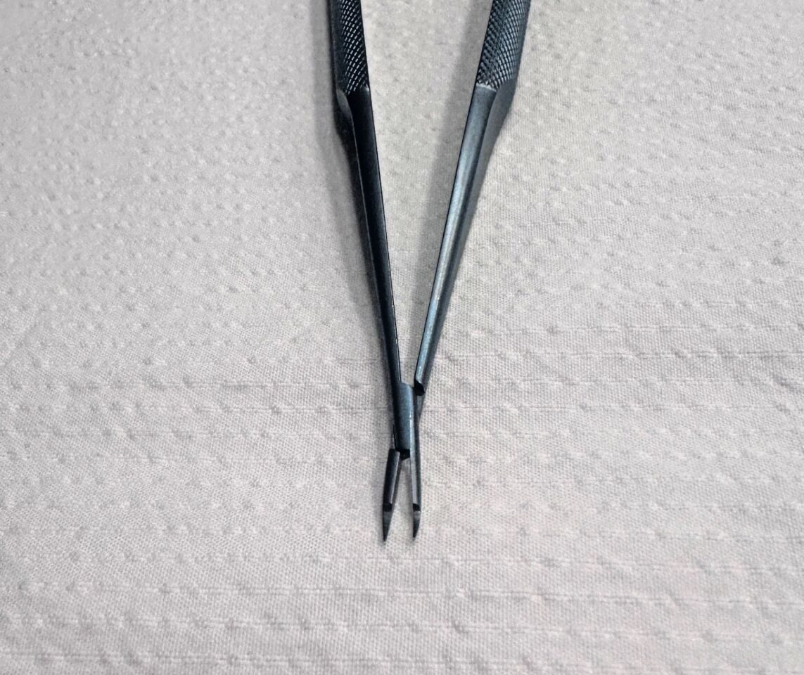 CODMAN 80-1725 Titanium Rhoton Needle Holder Curved Fine Tip 7" Neurology — photo 5
