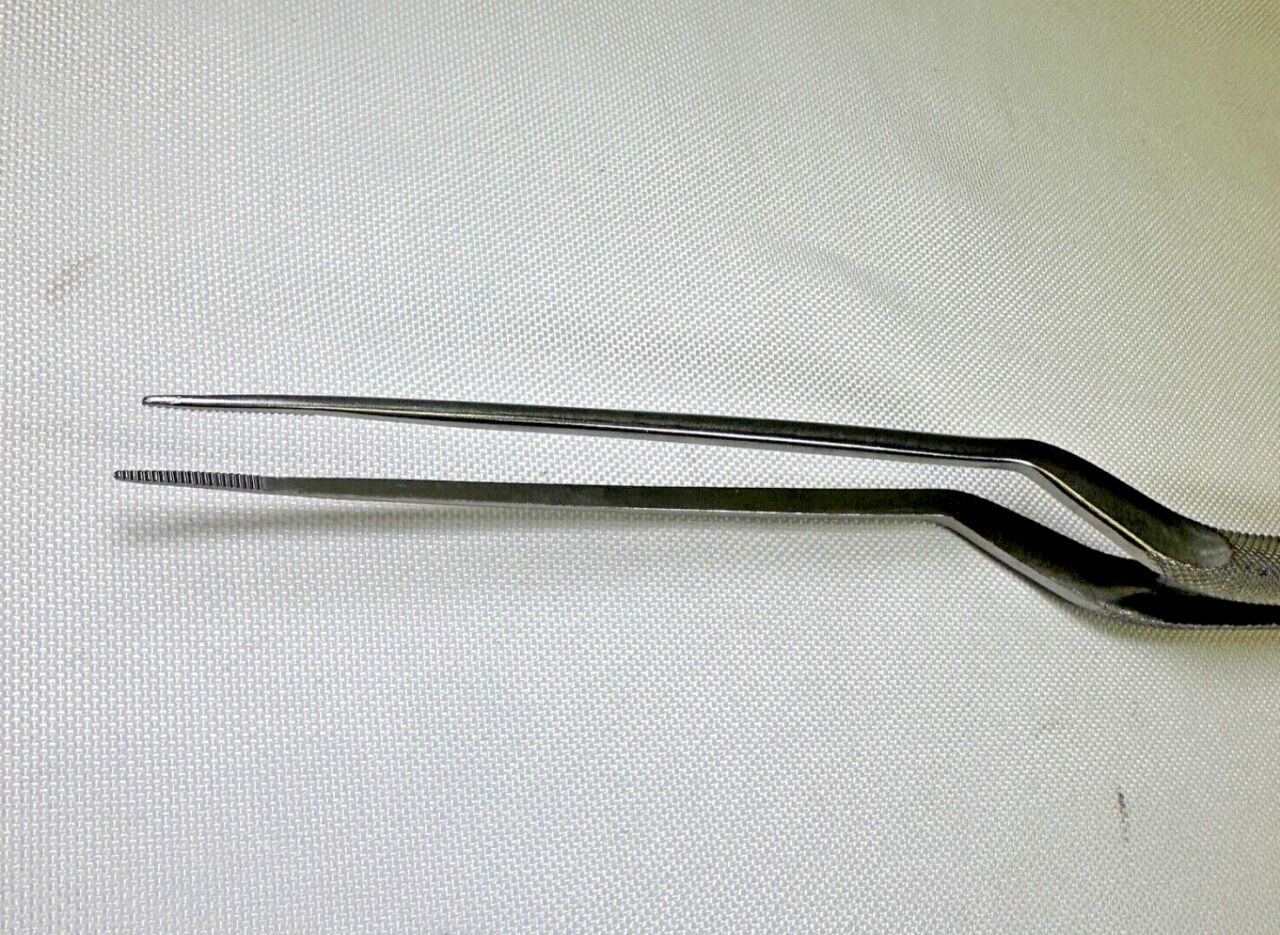 V. MUELLER NL3785-062 Rhoton Micro Forceps Bayonet Finely Serrated — photo 4