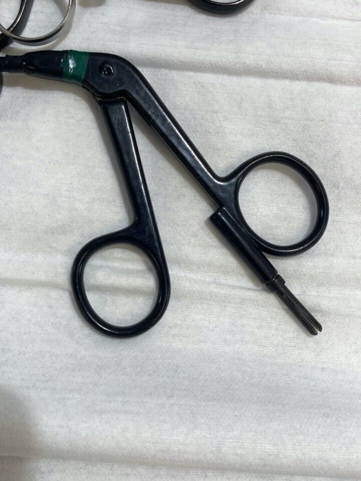 R. WOLF Set of 3  5mm x 43cm Bipolar Laparoscopic Kleppinger Scissor Punch OBGYN — photo 6