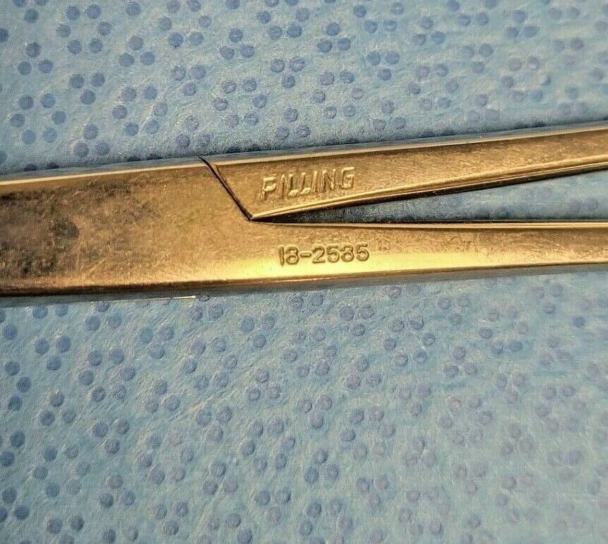 PILLING WECK 18-2585 Forceps, Curved, 8" — photo 4
