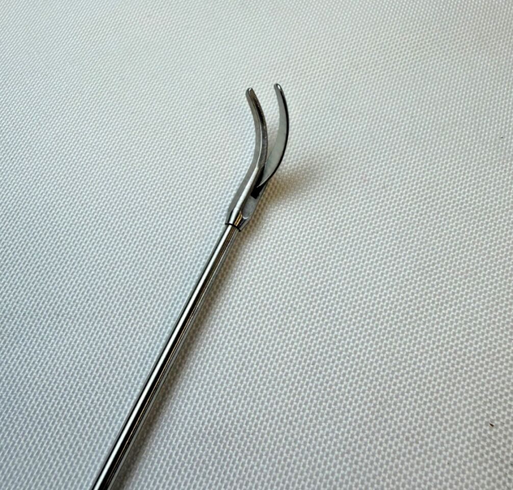 R. WOLF 8211.262 ENT Alligator Scissors Wedge Dissection Scissors Down Curved — photo 8