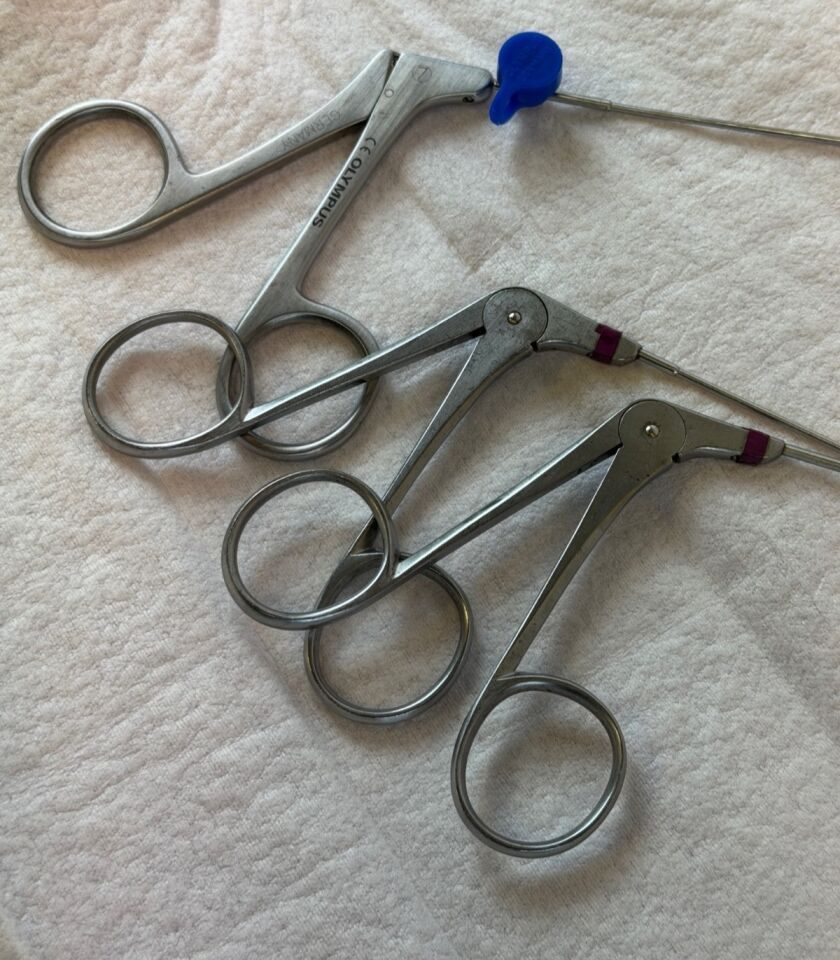 OLYMPUS Set of 3 7Fr Hysteroscope Forceps Punch Grasper Scissor OBGYN — photo 8