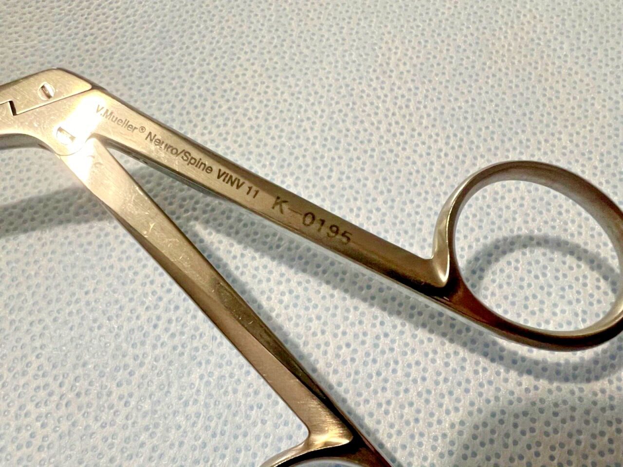 V. MUELLER K-0195 Love-Gruenwald 5mm X 10mm Rongeur Scoop Up-Cut Jaws — photo 5