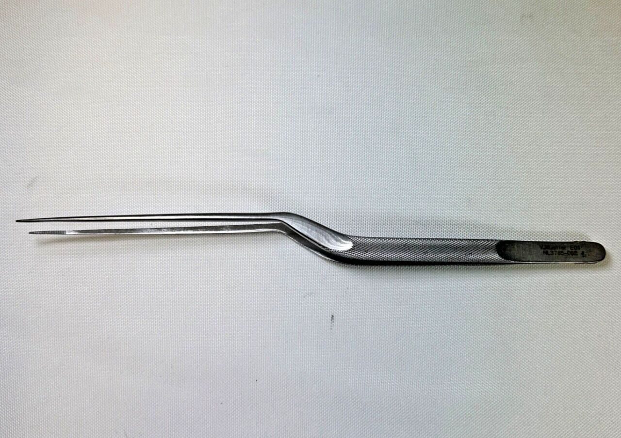 V. MUELLER NL3785-062 Rhoton Micro Forceps Bayonet Finely Serrated — photo 2