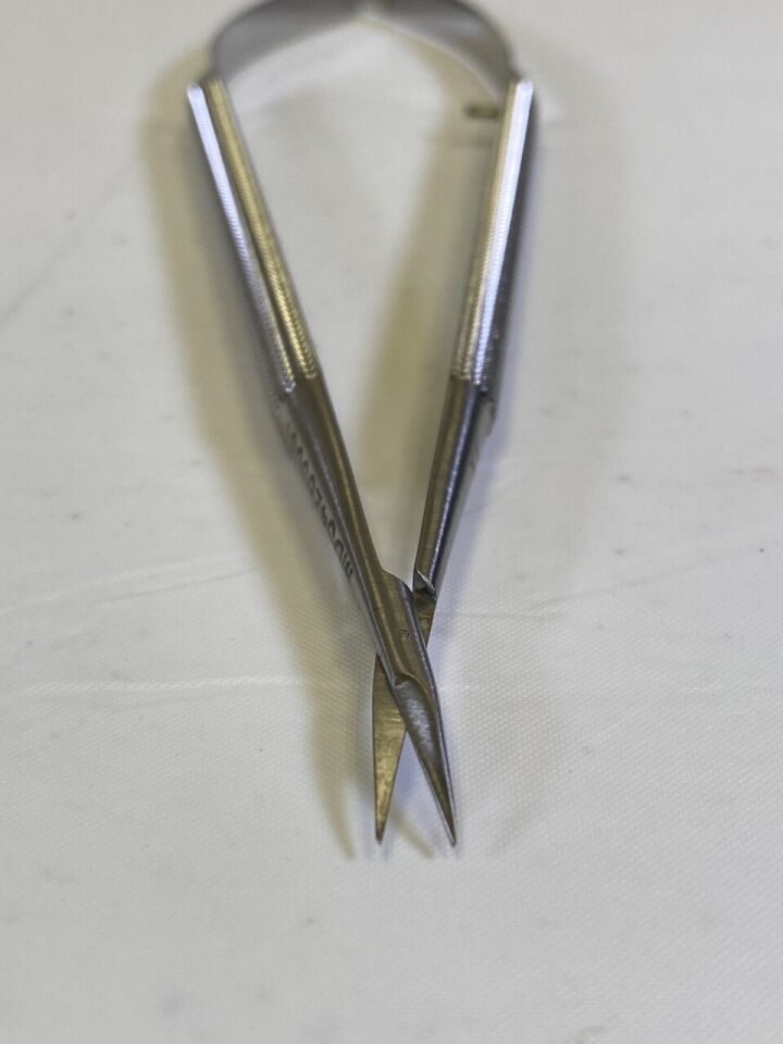 MEDLINE MDS4285031 Rhoton Curved Blade Microscissors 7" Neuro Microsurgery — photo 6