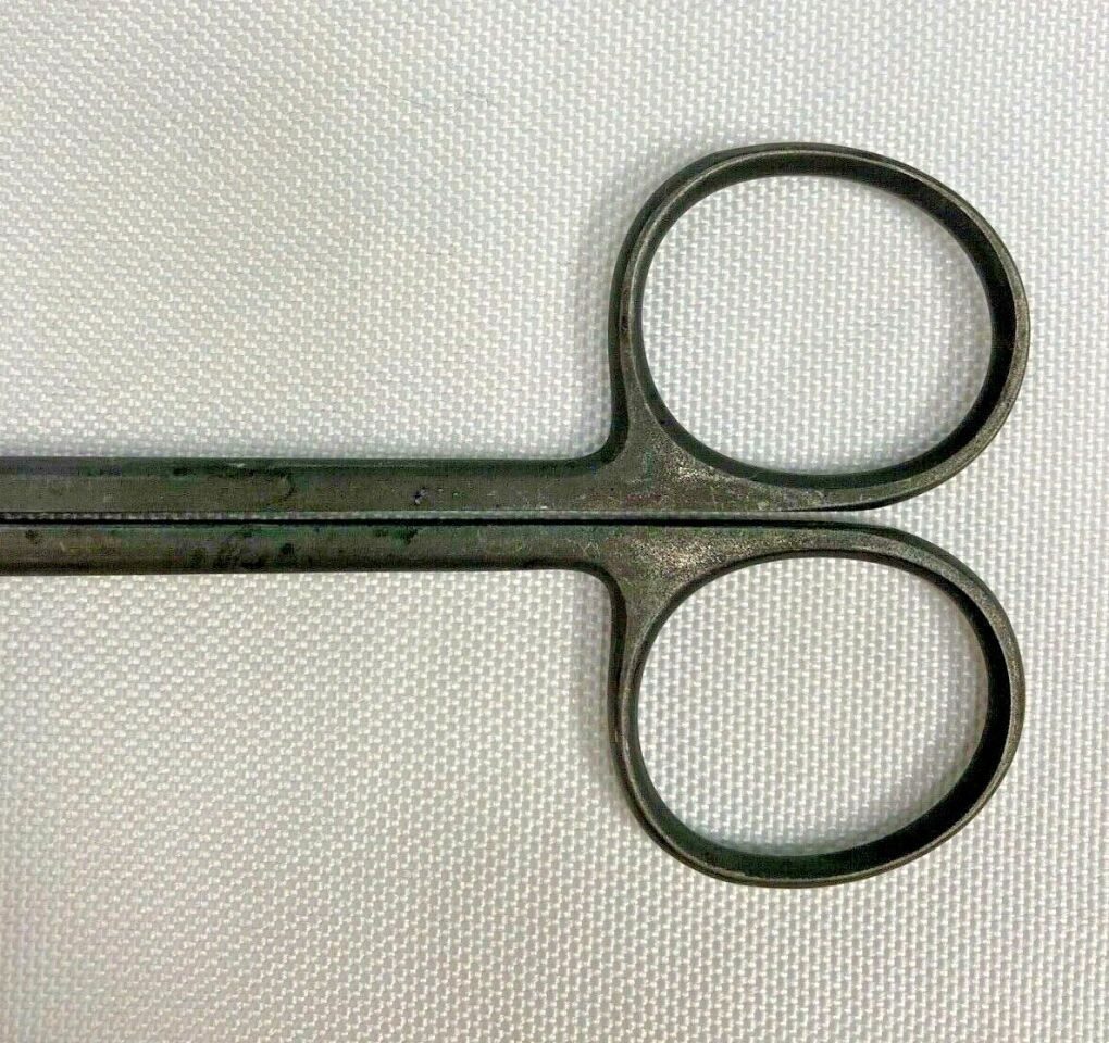 7" Blackened Anodized Curved Metzenbaum Surgical Scissors Laser — photo 2