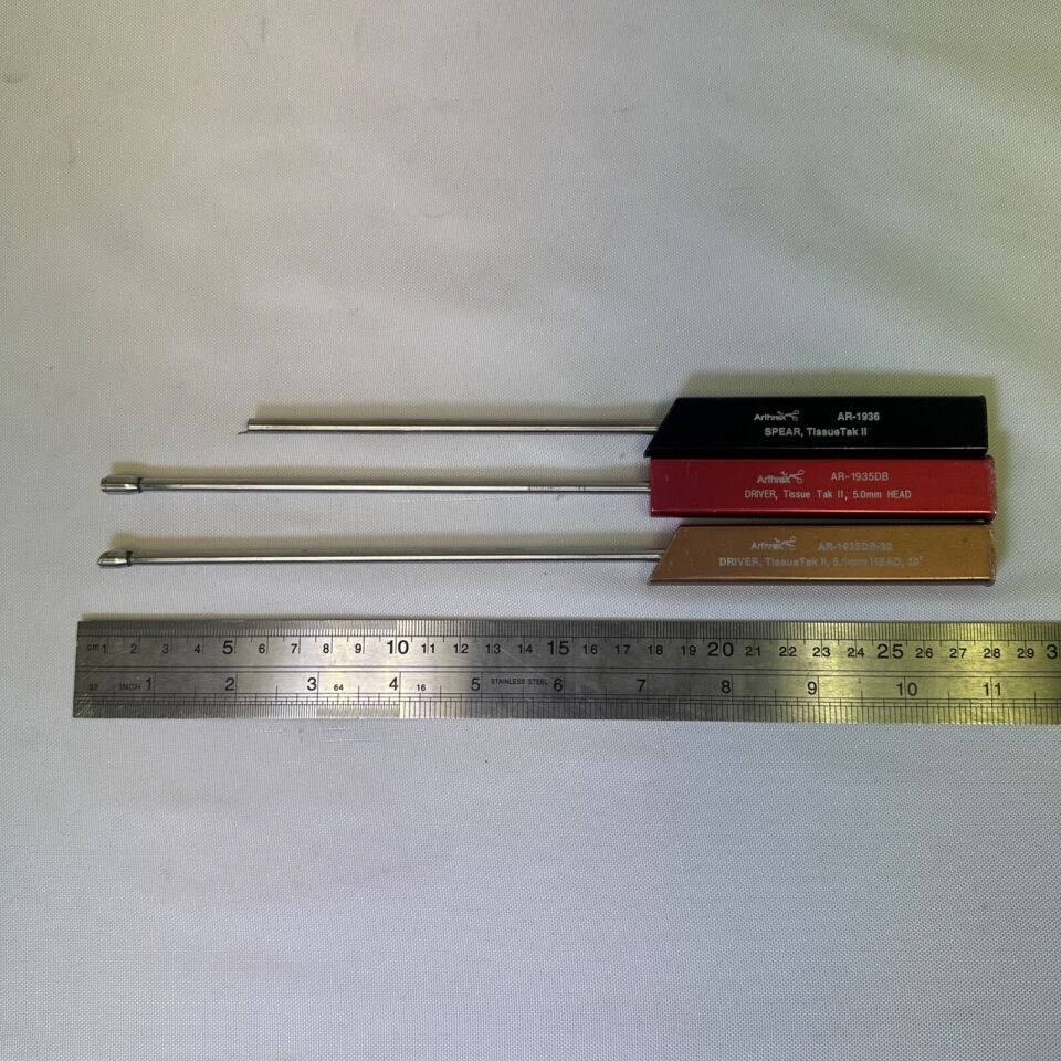 ARTHREX AR-1936 AR-1935DB AR-1935DB-30 TissueTak II Instrument Set Spear/Drive — photo 5