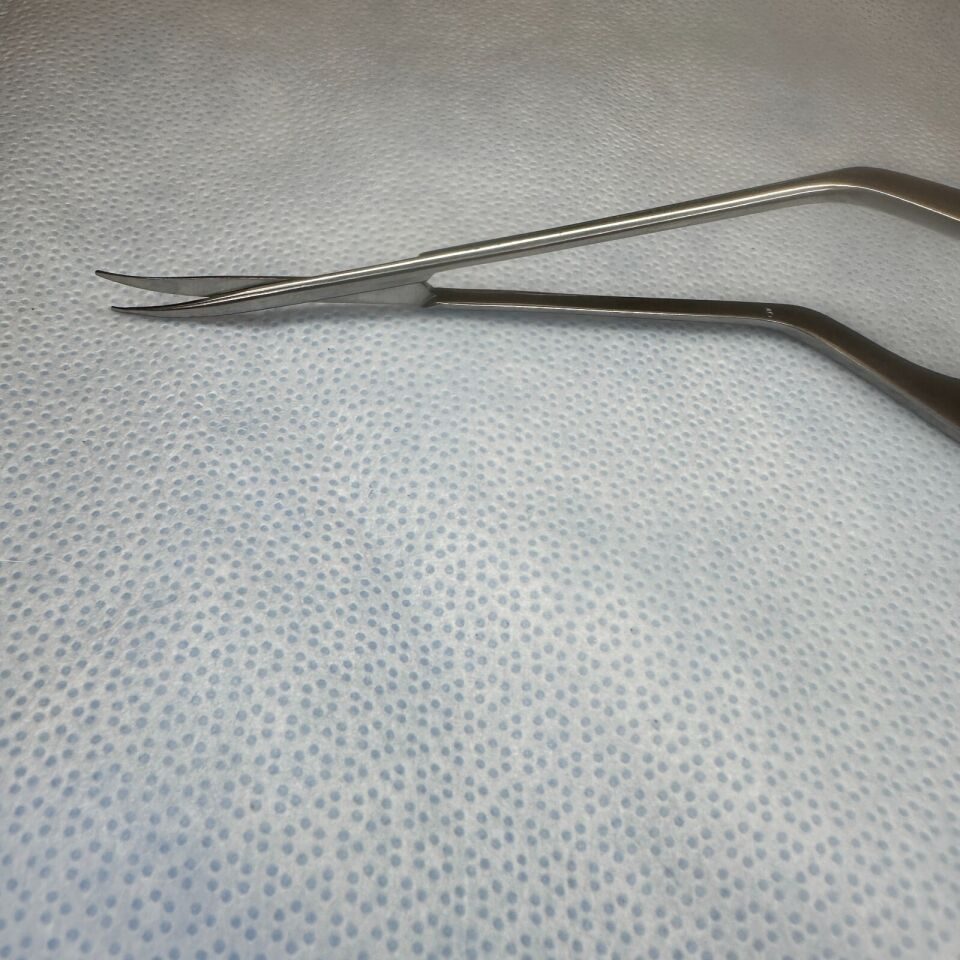 SYMMETRY SURGICAL 59-2321 Yasargil Micro Bayonet Scissors Curved 9" 230mm — photo 6