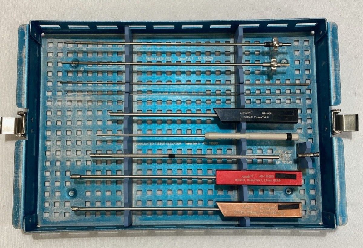 ARTHREX AR-1937 Tissue Tak II Instrument Set w/ Case Arthroscopic — photo 2