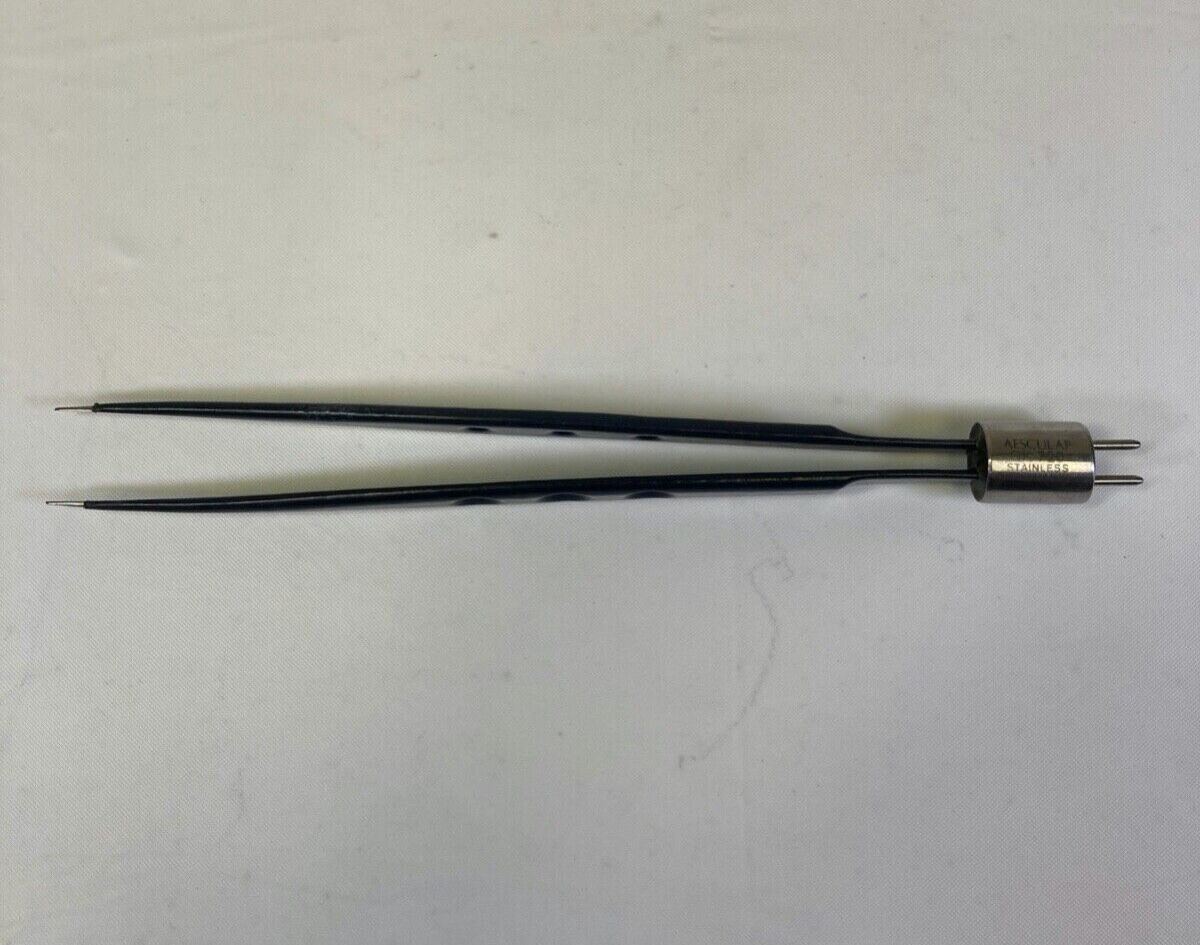 AESCULAP GK720 Classic Bipolar Forceps 0.6mm Tips x 6.25" Straight Insulated
