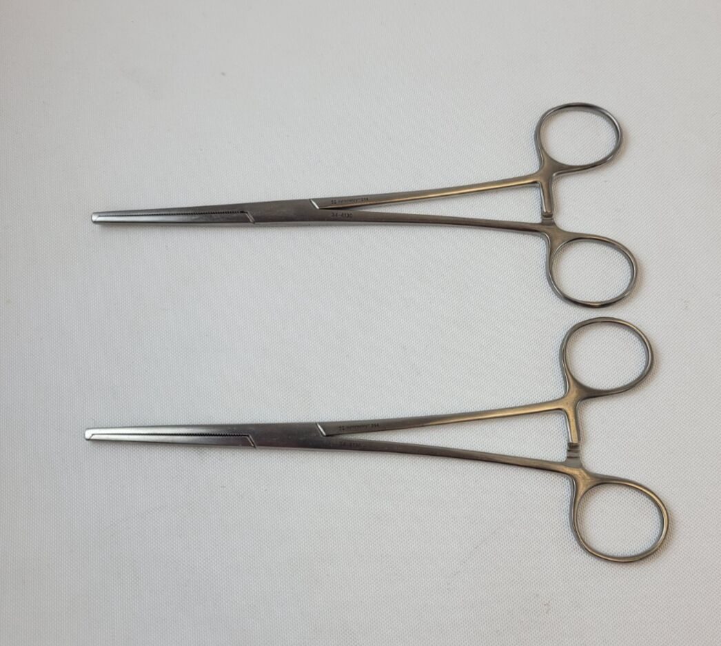 SYMMETRY 34-4130 Set of 2 Rochester-Ochsner Forceps, Straight, 8" — photo 1