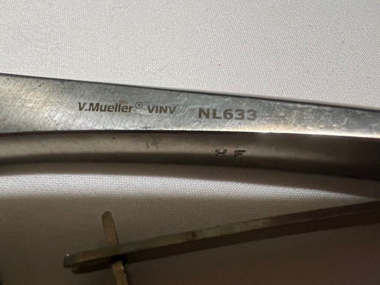 V. MUELLER NL633 Leksell Rongeur Forceps 3mm x 13mm Double Action Slight Curve — photo 3