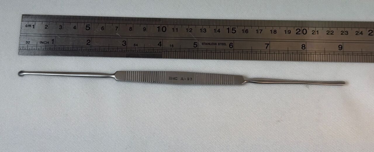 KARL STORZ N-4660 Cottle Septum Elevator 4mm x 4mm Round End & 3mm Spatula End 9" — photo 5