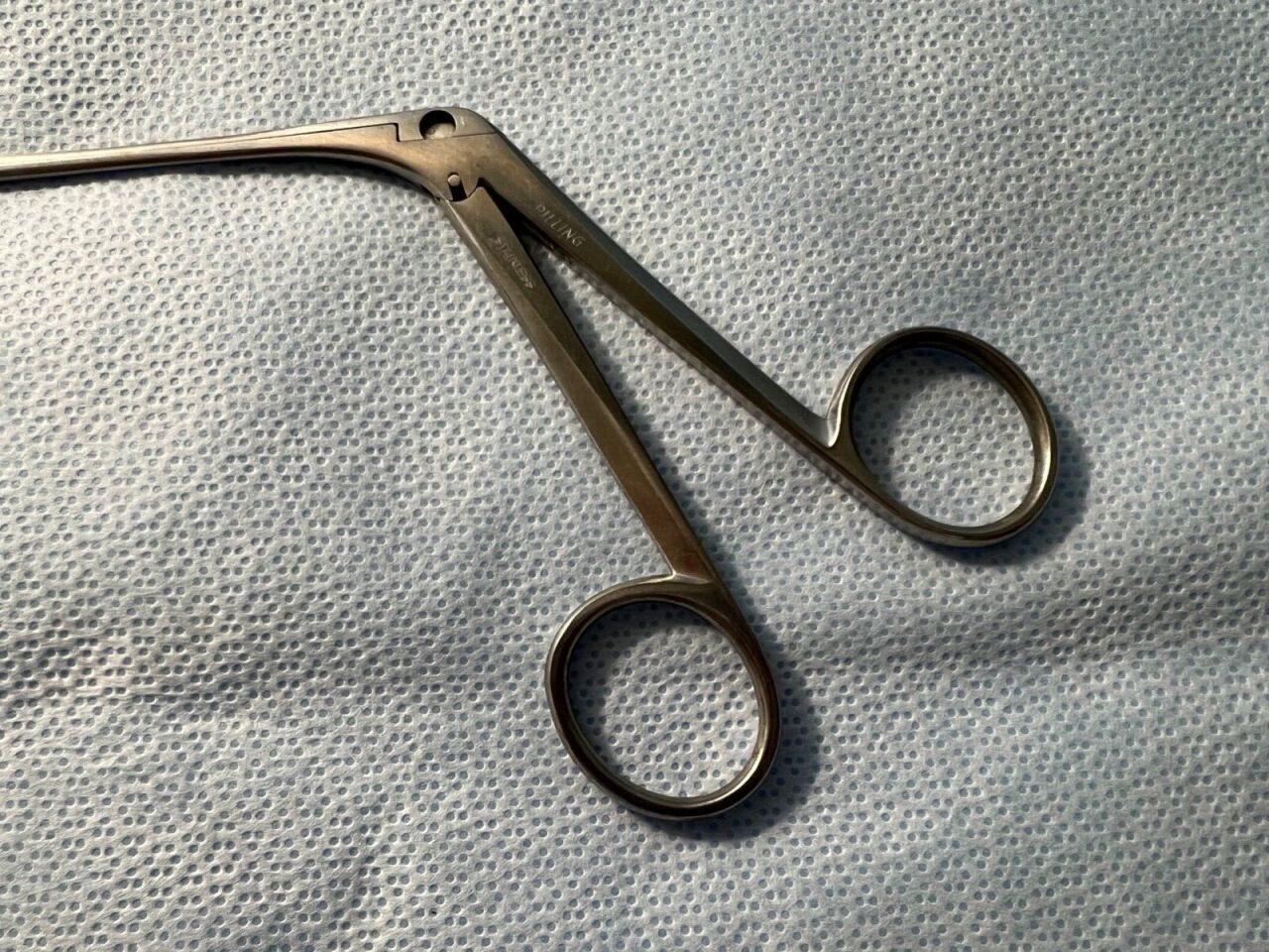 PILLING 50-5245 Laryngeal Straight Forceps 2mm X 10mm X 40cm — photo 4