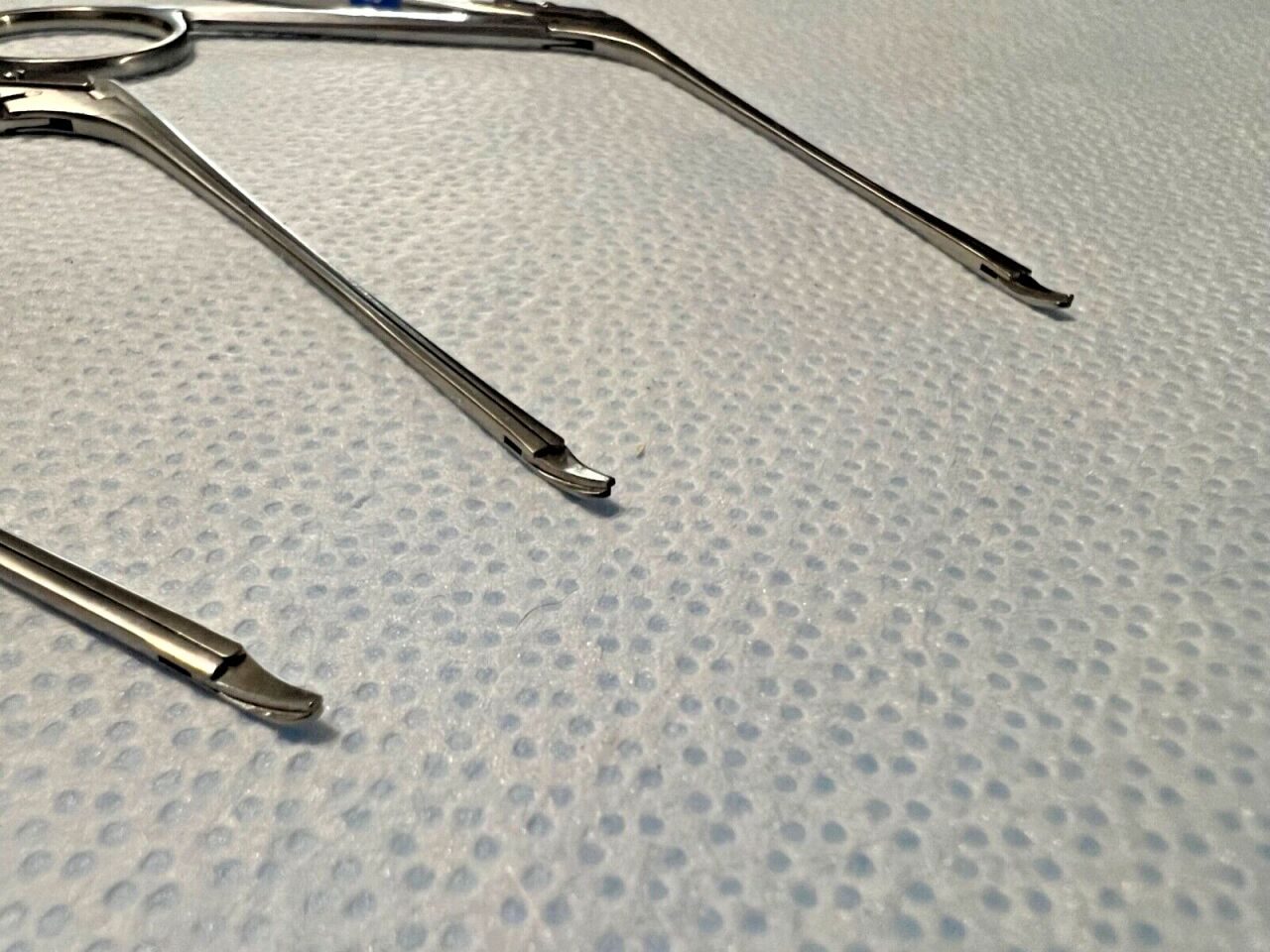 SYMMETRY 61-0708 Set of 3 House-Bellucci Alligator Scissors 5mm Curved Right ENT — photo 2