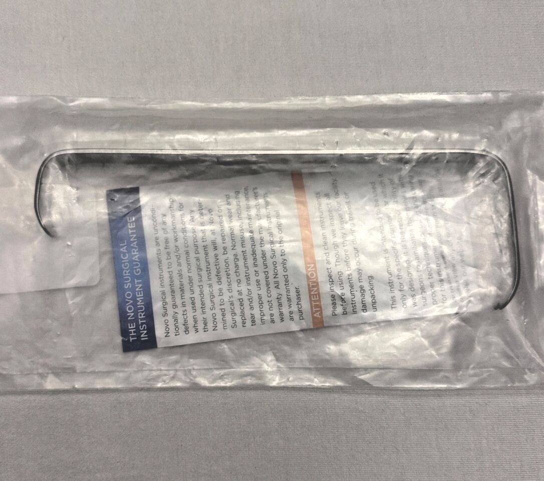NOVO SURGICAL G3326-62 Sofield Retractor Double-Ended 6.3 X 1.3cm & 3.8 X 1.3cm