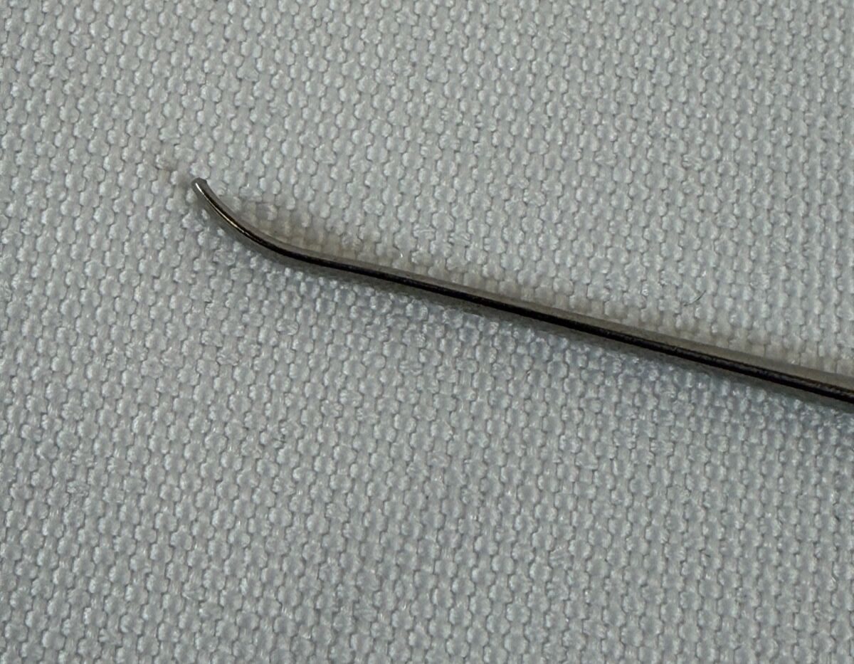 SYMMETRY SURGICAL 58-7572 Hardy Transphenoid Up Angle Dissector 2mm Width 10" Angled Down — photo 3