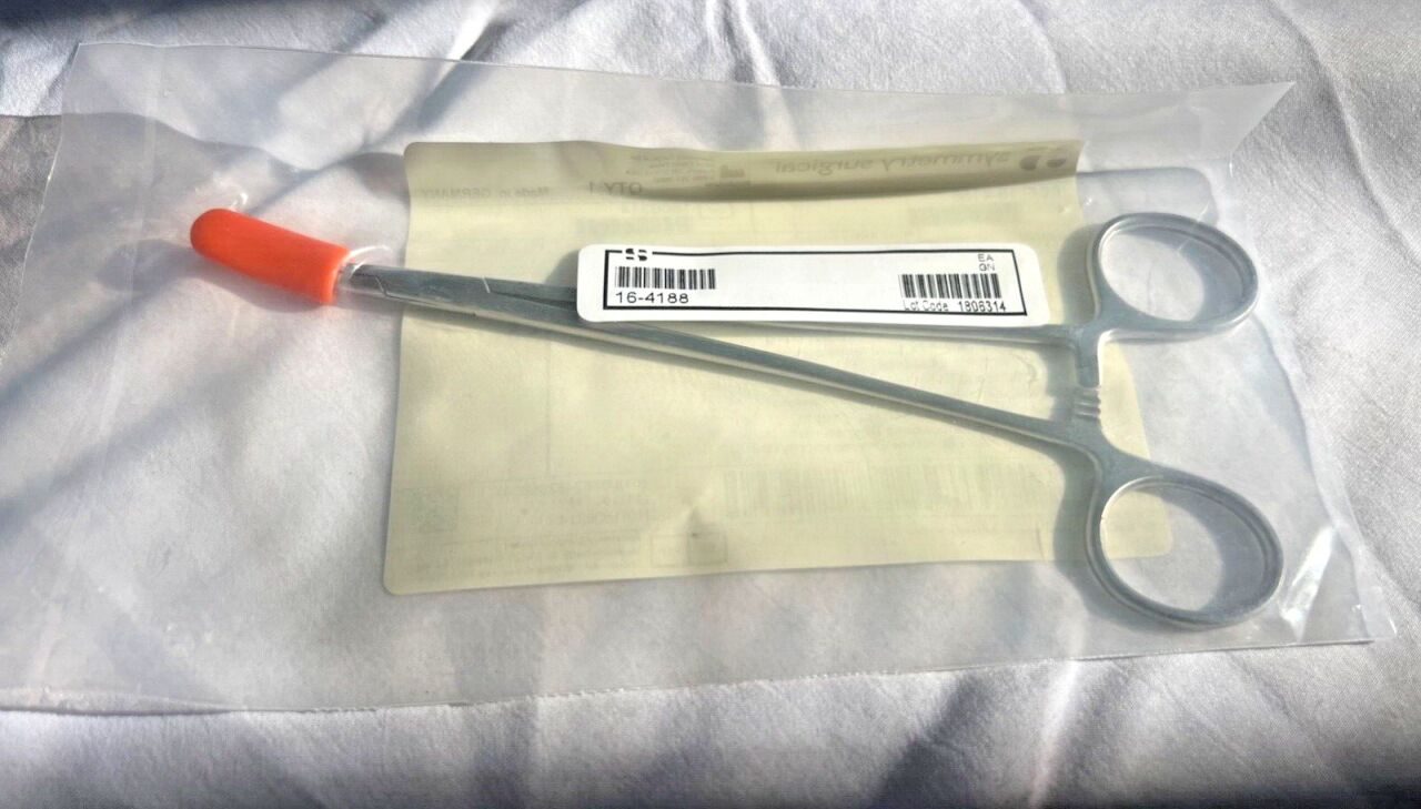 SYMMETRY SURGICAL 16-4188 Jacobson Micro Artery Forceps Slight Curve 7" Length