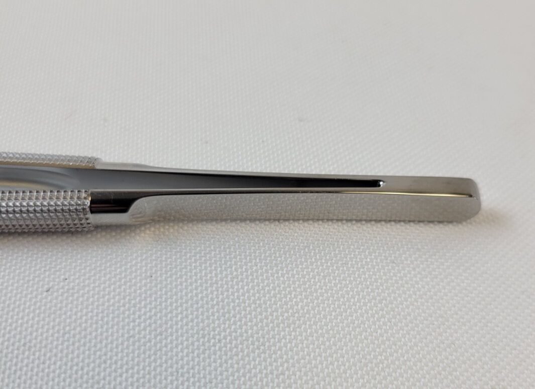 MILLENNIUM 7-44252 Dennis Ring Tip Forceps Straight 1mm Diamond-Dust Ring Tips — photo 4