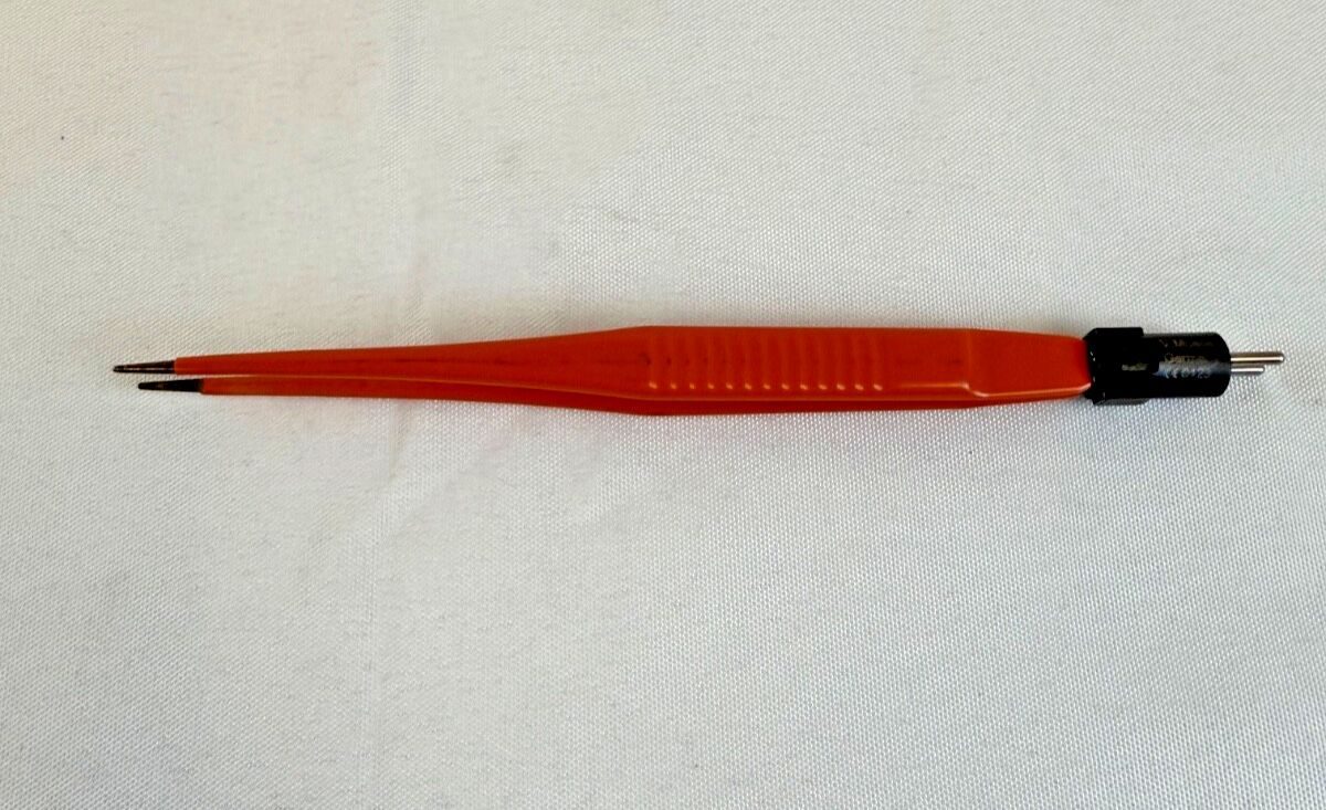 V. MUELLER EBP15100-21S Non Stick Straight 1mm Tip 6" Bipolar Forceps General — photo 1