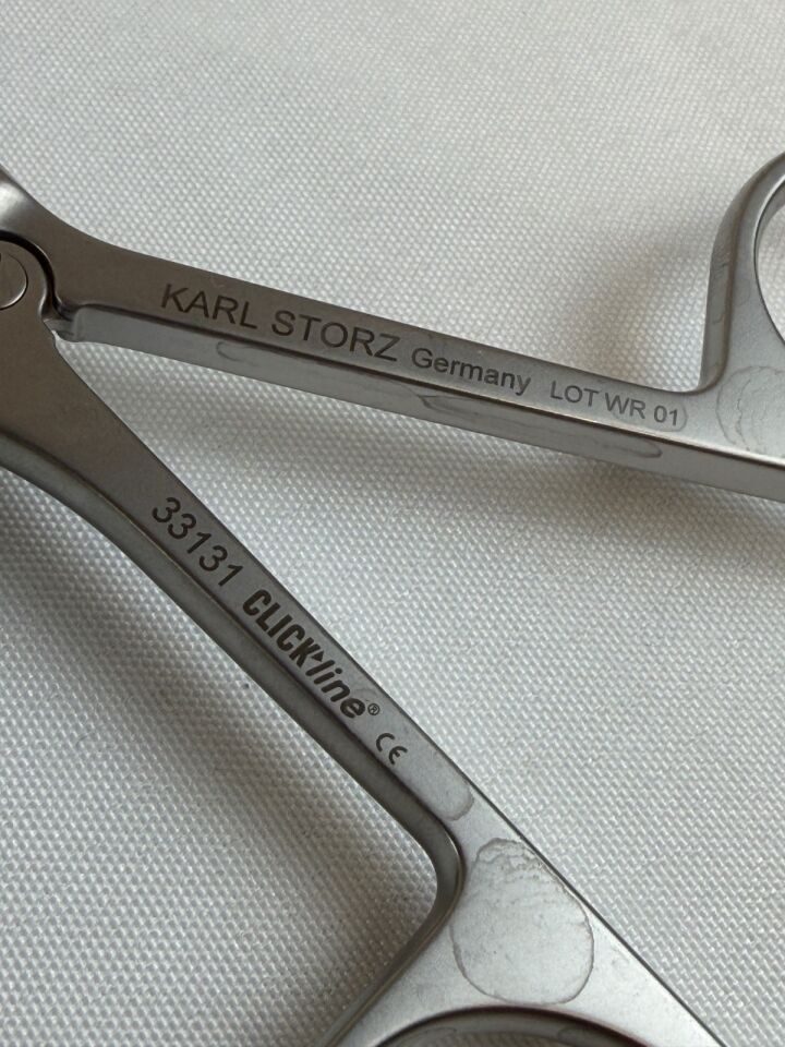 KARL STORZ 33131 33500 & 33510PG ClickLine 10mm x 34cm Berci Grasper Laparoscopy — photo 2