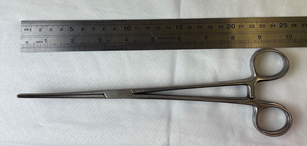V. MUELLER CH1682 Sarot Intrathoracic Artery Forceps 3" Curved Jaw 9.5", Set of 3 — photo 5