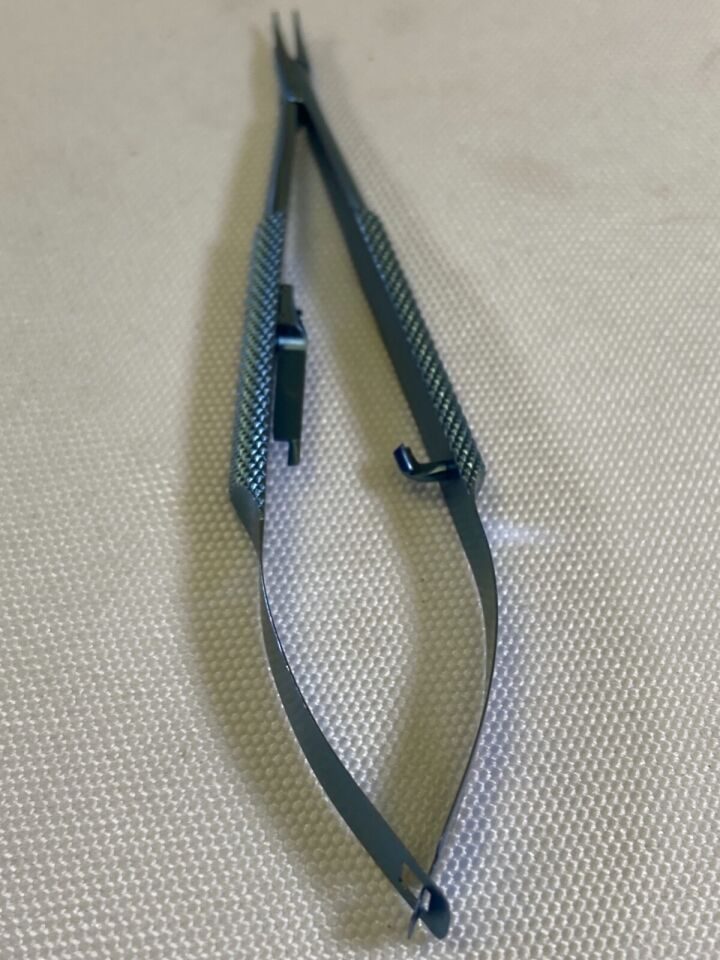 V. MUELLER OP0915-201 Mini Barraquer Needle Holder w/ Lock Titanium Fine 9mm Jaw — photo 6
