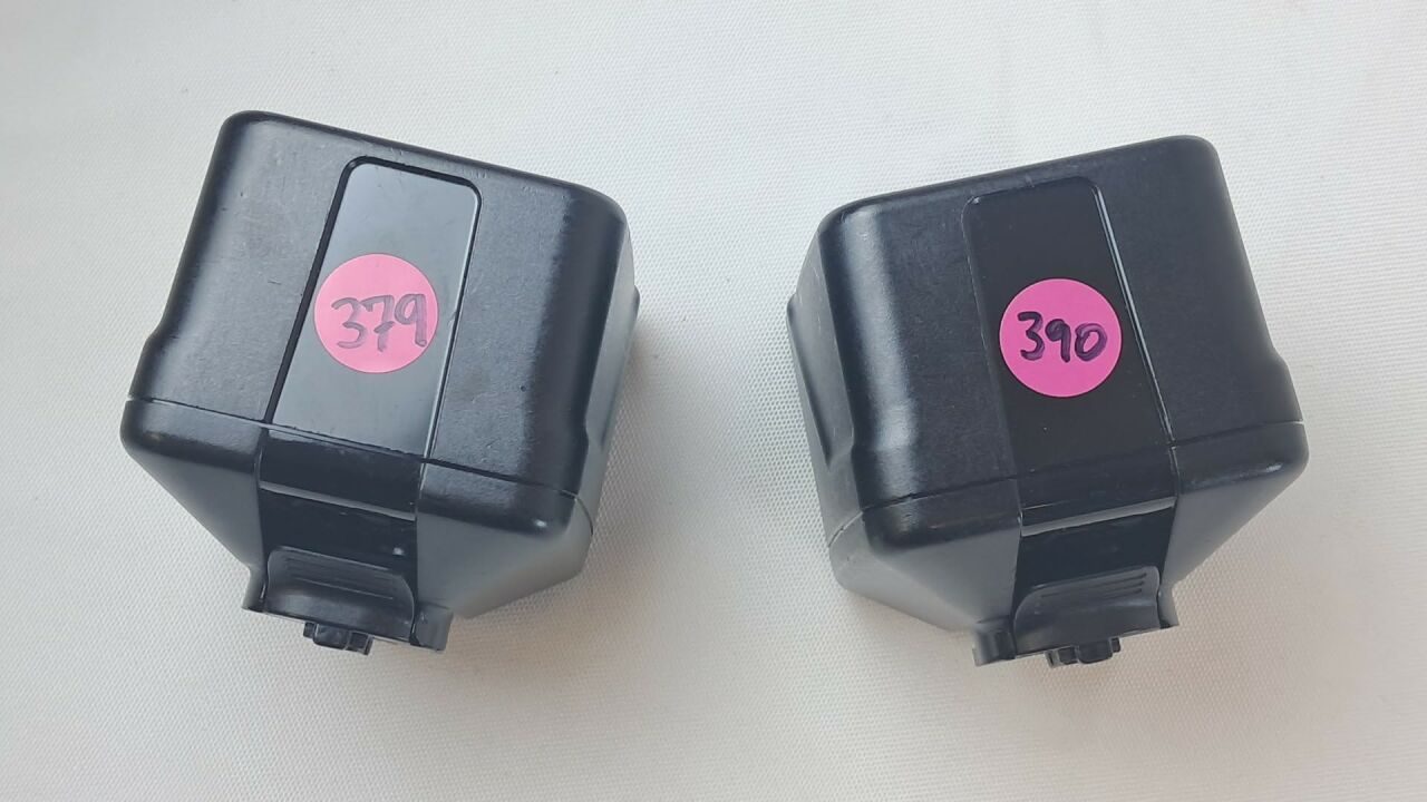 STRYKER 7215 System 7 Large Battery Cycle Counts: 379 & 390