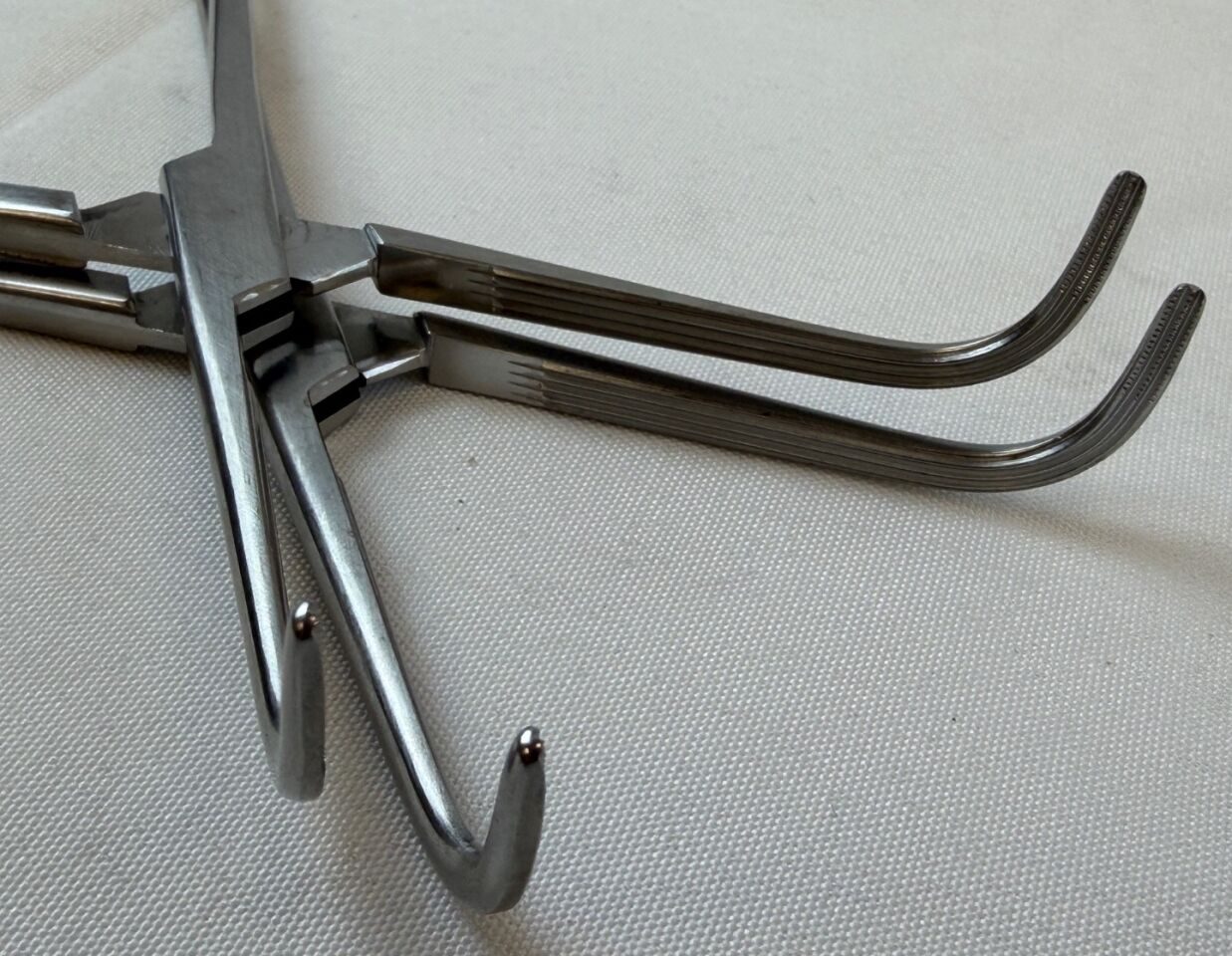 PILLING WECK 496110 Lahey Dissecting Forceps Strong Curve Serrated Jaws — photo 7