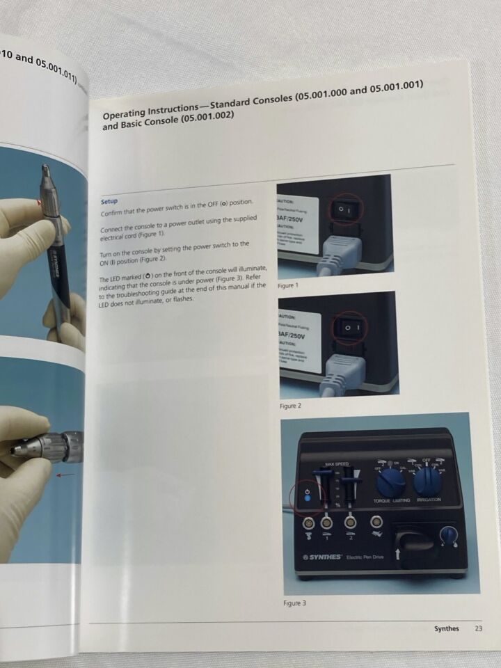 SYNTHES Electric Pen Drive Arthroscopy Shaver System — photo 3