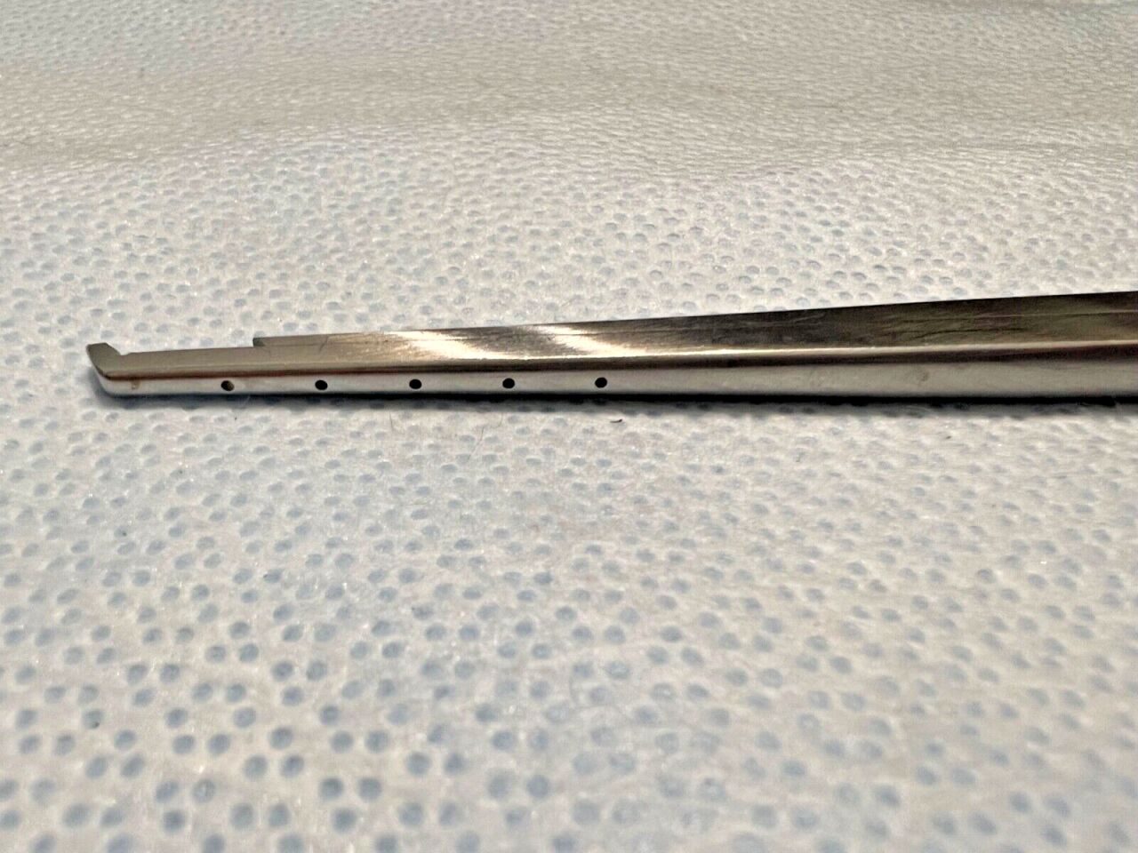 SYMMETRY 53-1512 Cervical Kerrison Rongeur w/ Drainage Holes 2mm X 40deg Up Bite 7" — photo 6