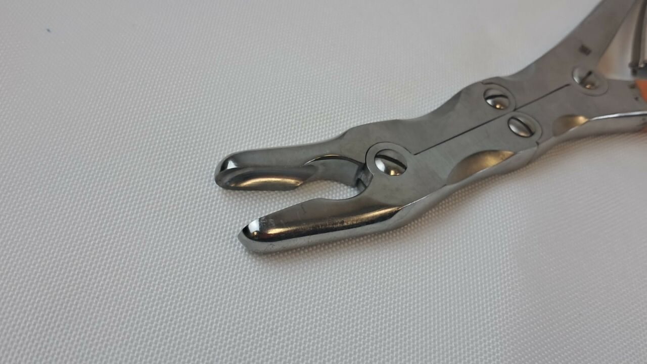 MEDLINE 32.245.23 Leksell-Stille Rongeur D/A 9.5" Curved 8mm Bone Cutter — photo 4
